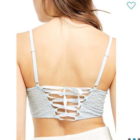 Free People Lele Longline Bra Atmosphere M  New - Picture 3 of 12
